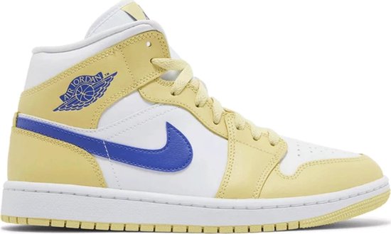 Air Jordan 1 Mid 'Lemon Wash Lapis' (womens) - maat EU37.5 - BQ6472-701 -  geel - groen... | bol