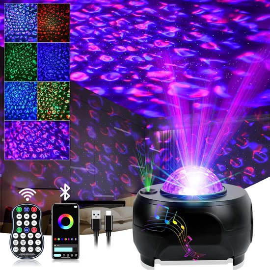 Sterprojector, melkwegprojector, oceaangolf, led-nachtlampje