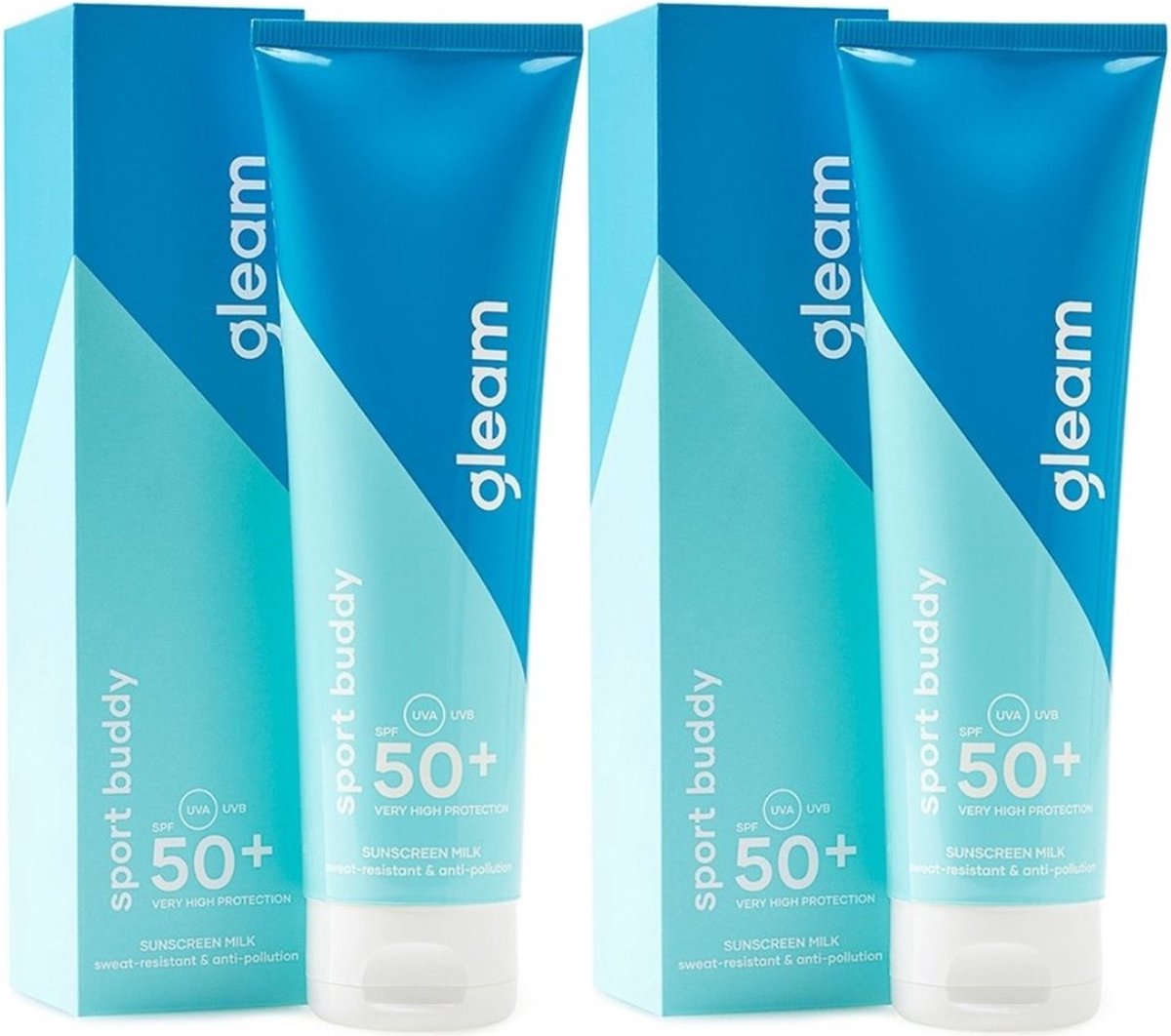Goedkoopste Gleam - Sport Zonnebrand Voordeelverpakking SPF50 - 2x125ml