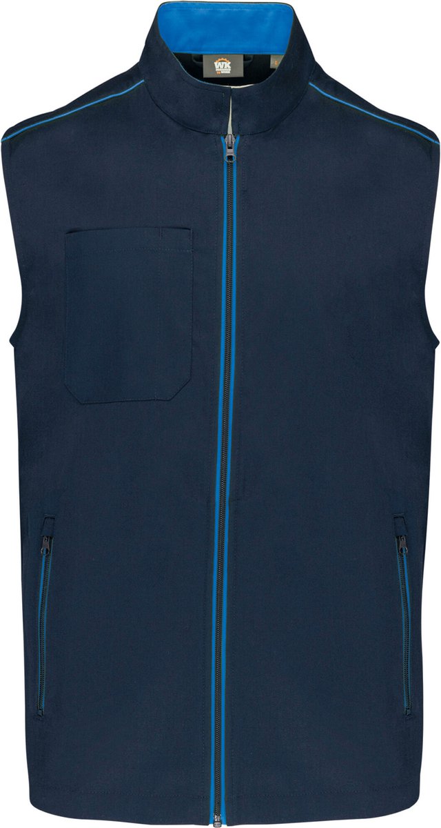 WK. Designed To Work Gilet Day To Day WK6148 - Navy / Light Royal Blue - S