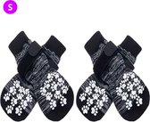 Nivard Hondenschoenen Pootbeschermer - Hondenschoenen - 4 Stuks - Hondenschoentjes - Pootbescherming Hond - Grijs S