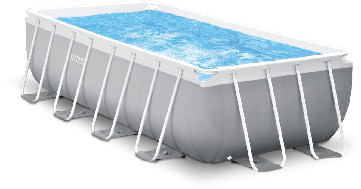 Intex Prism Frame™ Rectangular Premium Pool Set - Opzetzwembad - 400 x 200 x 100 cm