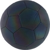 Voetbal lumineux - Taille 5 - Ballon de jeu holographique/réfléchissant - Équipement d'entraînement de Voetbal - Pour intérieur et extérieur - Enfants et Adultes - Nylon - Zwart