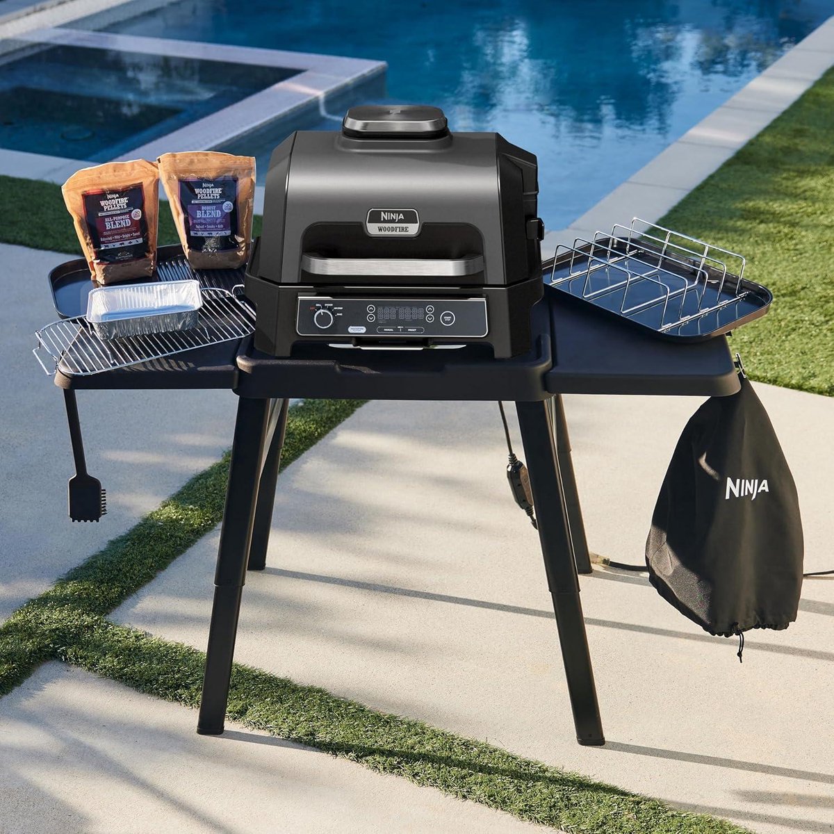Accessoire Barbecue NINJA Grille De Rôtissage Et De Fumage Ninja Woodfire Xl 70005665 Accessoire Barbecue NINJA Grille De Rôtissage Et De Fumage Ninja Woodfire Xl 70005665