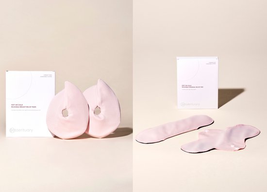 Essentuary Kraampakket Koud en Warm Verzachtend Kraamverband & Borstkompressen Therapie Parelkompressen Herbruikbaar Wasbaar Kraamvrouw Postpartum van ES — afbeelding 2