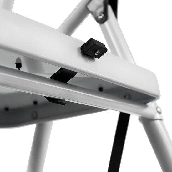 Home Vida Opvouwbare Trapladder 3 Treden Met Veiligheidsleuning - Antislip En Robuust