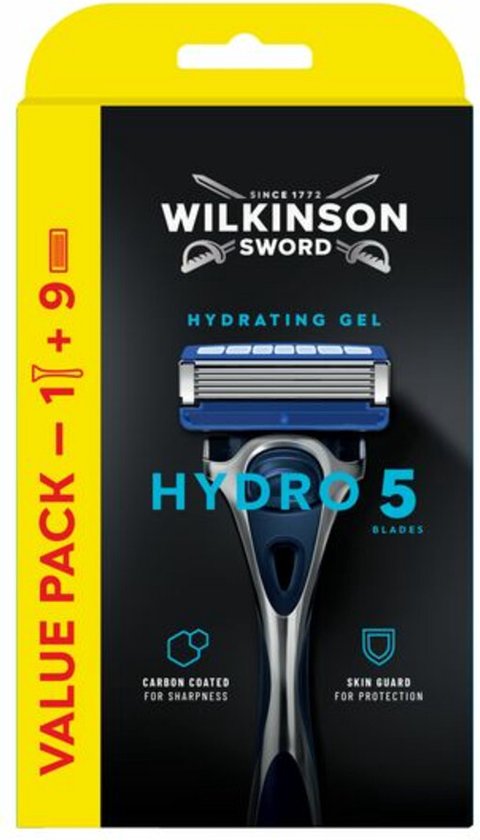 Wilkinson Sword Hydro 5 scheermes met 9 mesjes