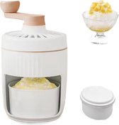 Bol.com Handmatige roterende slush-ijsmachine - Slushie maker met ijsblokjesvorm - Handmatige ijscrusher met zwengel - BPA-vrij ... aanbieding