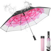 Bol.com Parasol handparaplu uv-bescherming zakparaplu's voor dames paraplu's parasol drievoudige zakparaplu's voor vrouwen aanbieding