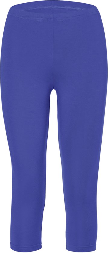 Merry Style MS-MS10-144-LE Dames Capri Leggings - Sport - Vrijetijdsbroek - 3/4 Lengte - Viscose - Sporbroek - Yogabroek - Kobalt - S