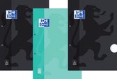 Oxford Voordeelpak - Cursusblokken - 3x A4 - Ruit 5mm - Schrijfblok - 100 vel