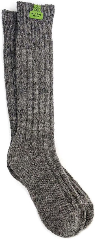 Chaussettes en laine grise Chaussettes hautes Laine de mouton