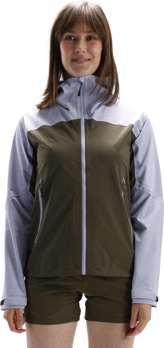 Rock Experience SEAMSTRESS 2.0 HOODIE SOFTSHELL Dames Outdoorjas Softshell Jas Olijf