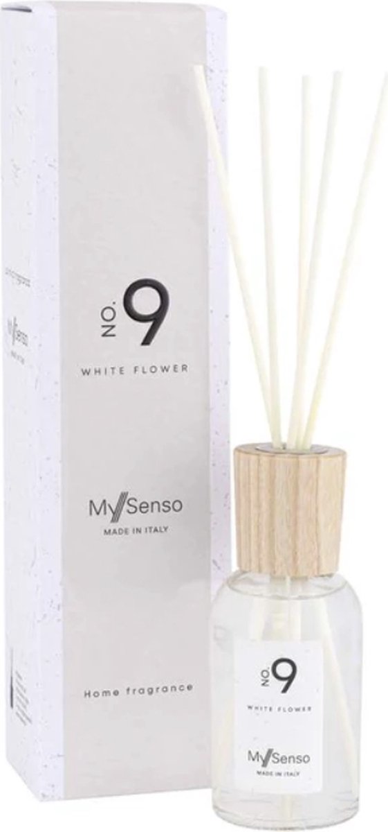 My Senso - Geurstokjes 'N° 9' (White Flower, 100ml)