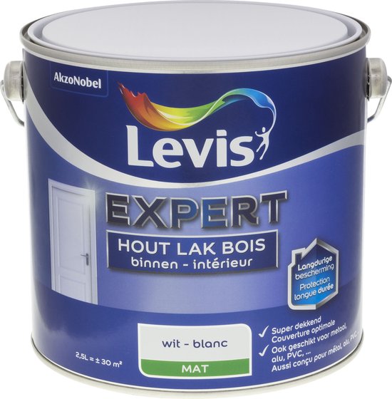 Bois laqué Expert Indoor Matt 2.5L Wit