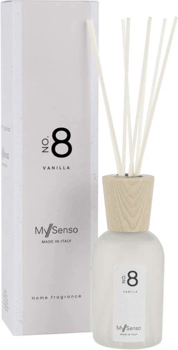 My Senso - Geurstokjes 'N° 8' (Vanilla, 240ml)