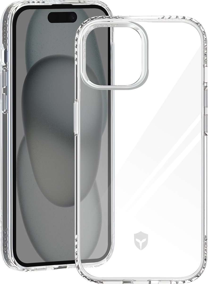 Force Case, PULSE versterkt hoesje Geschikt voor Apple iPhone 15, Transparant