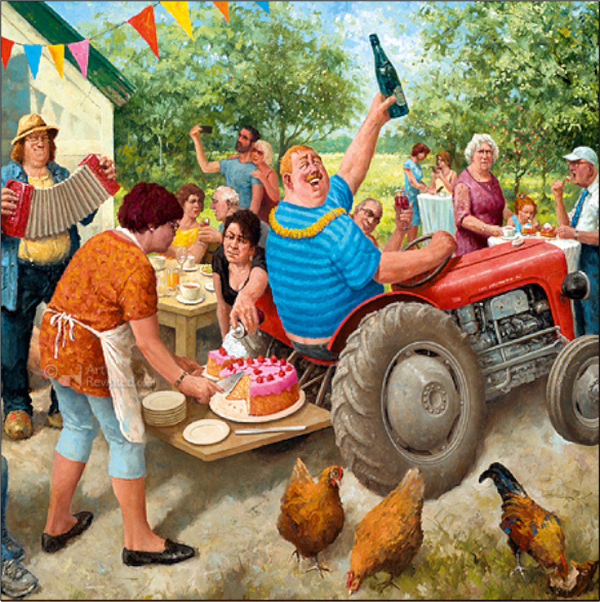 Kaart - Comello - Marius van Dokkum - Klein - Tuinfeest