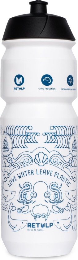 Retulp Bio Bidon - 750 ml - Drinkfles - Bidon - Ocean