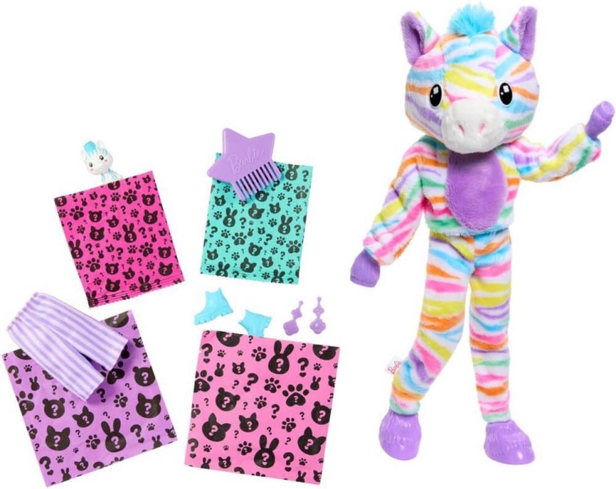 Barbie Cutie Reveal Color Dream - Barbiepop - Zebra — afbeelding 2