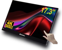 Verbatim - Portable Monitor Ultra HD 4K - 17.3”