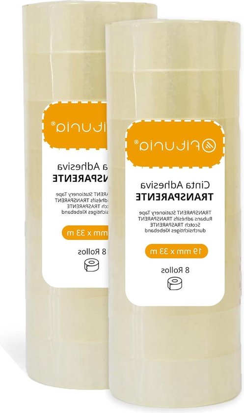 MILAN Klebeband 19 Mm - 2 Blisterpackungen Transparent Gelb