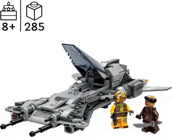 LEGO Star Wars Pirate Snub Fighter met twee minifiguren: Snub Fighter Pilot en Vane.