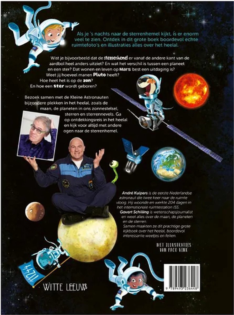 André Kuipers - Atlas van de ruimte - back cover
