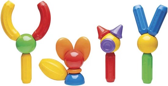 Stick-O Basic Set - Magnetisch Bouwspeelgoed - 30-delig - Montessori Speelgoed - vanaf 18 maanden