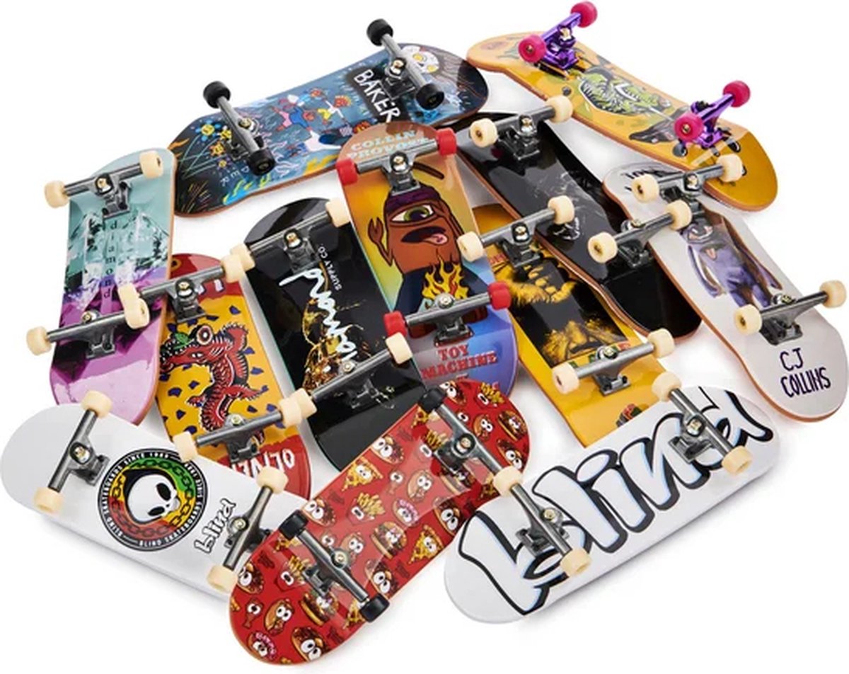 Finger Skate Tech Deck Performance Series – Planche En Bois 96 Mm, Graphismes Authentiques, Roues Souples, Pour Enfants 6 Ans Et Plus - 8