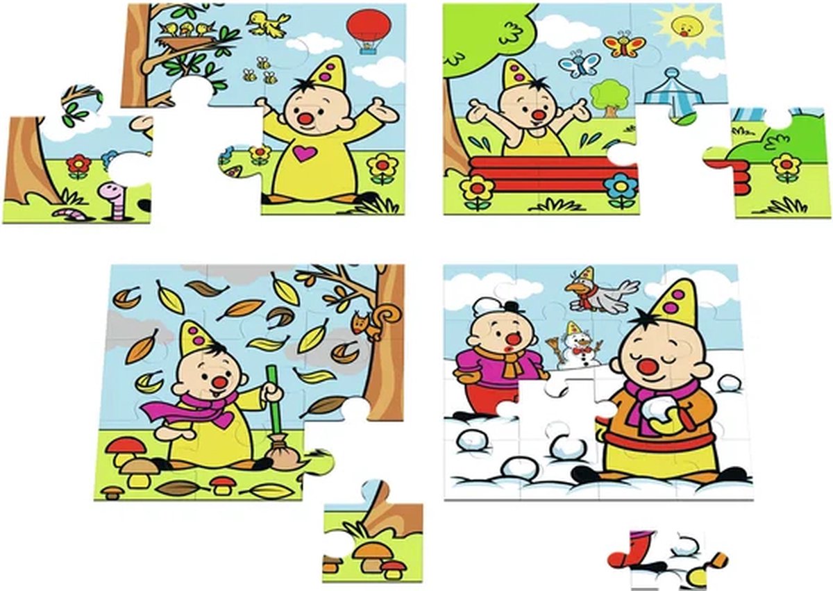 Bumba - Puzzel - 4 Seizoenen - 4+6+9+12 stukjes - lente - zomer - herfst - winter - FSC MIX — afbeelding 7