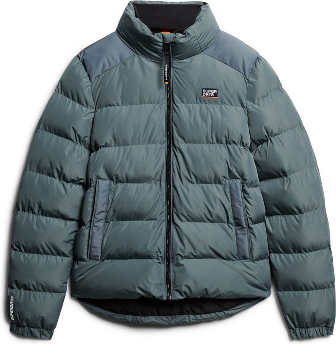 Superdry SPORTS PUFFER JACKET Heren Jas 2XL Blauw