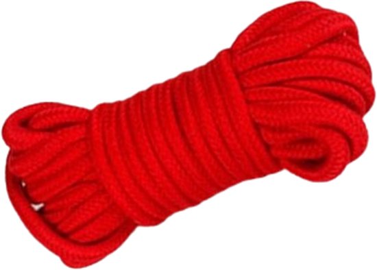 Foto: Bondage touw sm bondage rope rood sextouw 2 meter