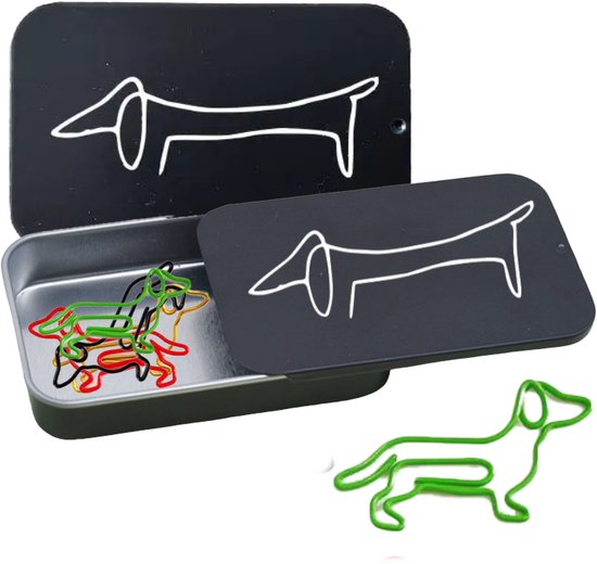 250 Pieces Coloured Paper Clips, 10 Assorted