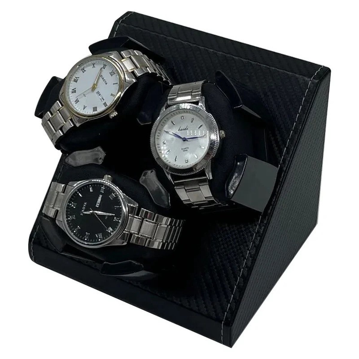 Luxe Automatische Horloge Winder | Voor 3 Automatische horloges | Horloge opwinder | Watchwinder