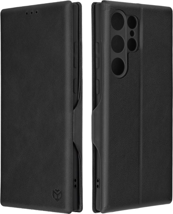 Étui portefeuille Techsuit Safe+ Book pour Samsung Galaxy S23 Ultra - Zwart