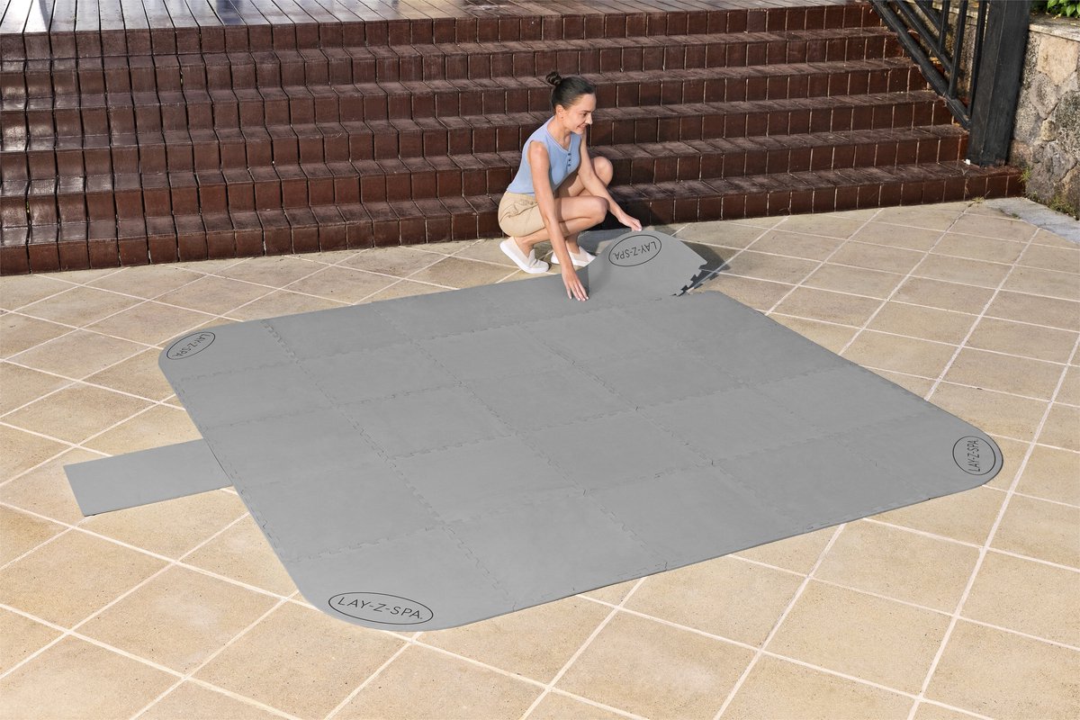 Lay-Z-Spa 60334 Zwembadbodem Beschermer Transparant 196x196cm
