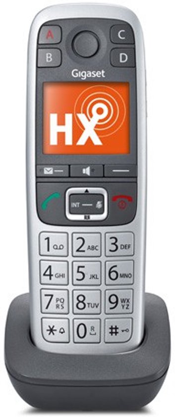 Gigaset E560HX Téléphone analog/dect Identification de l'appelant Noir