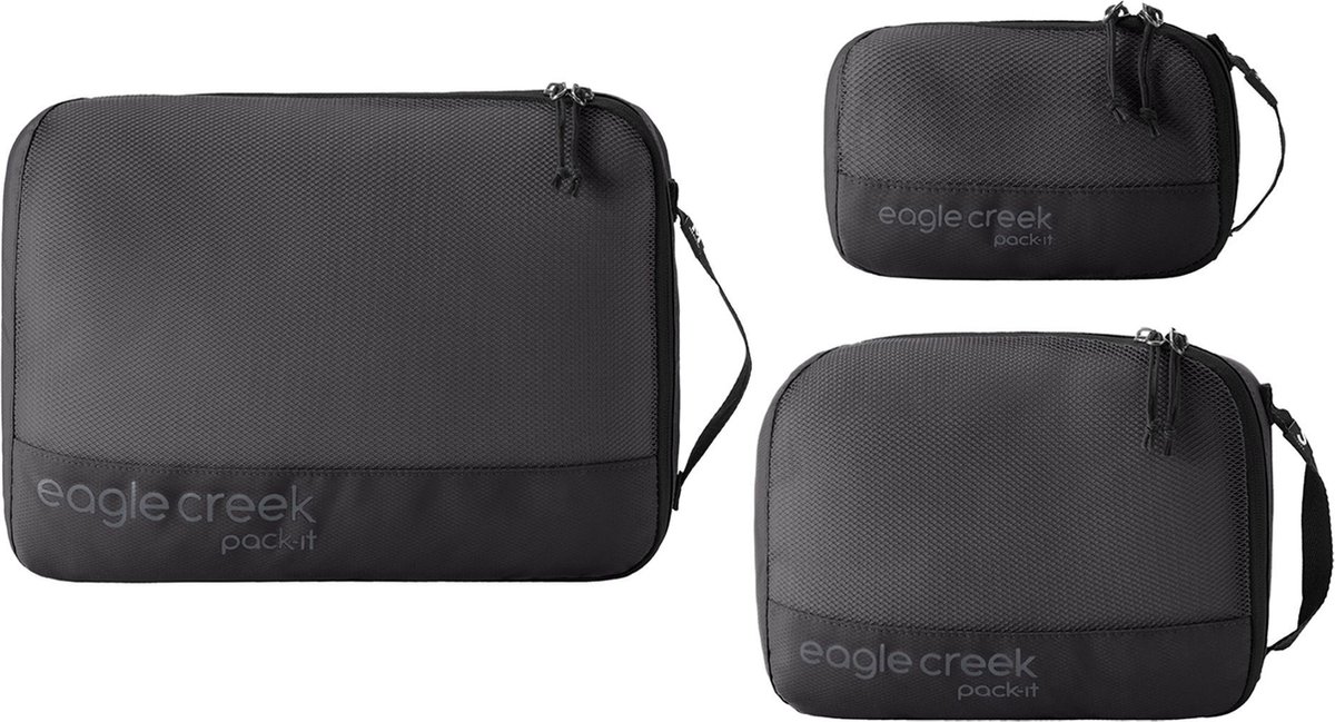 eagle creek Pakzak Pack-It Reveal Cube Set XS / S / M Black Zwart