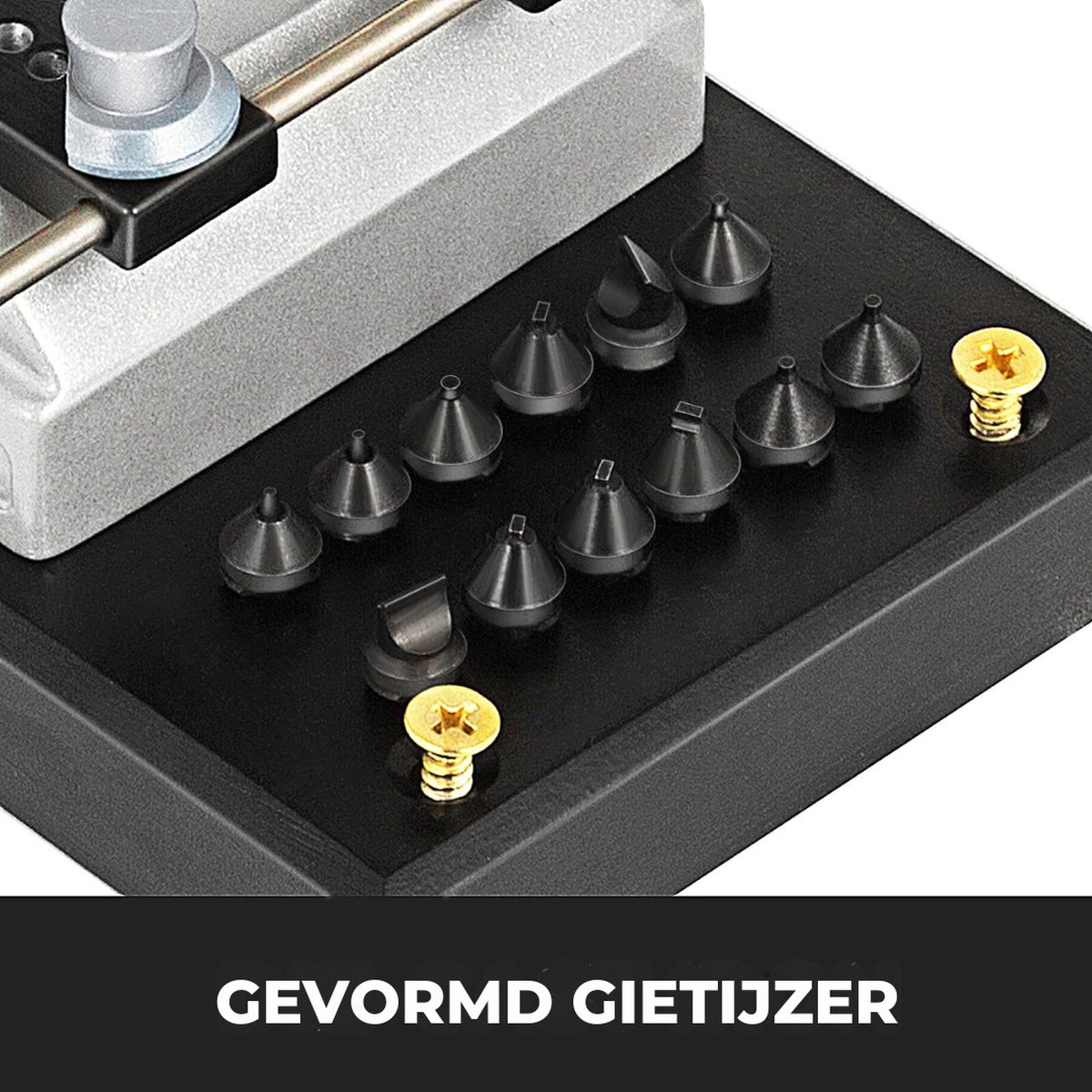 Oud juwelier horlogemaker gereedschap in doosje foudraal - Antiek