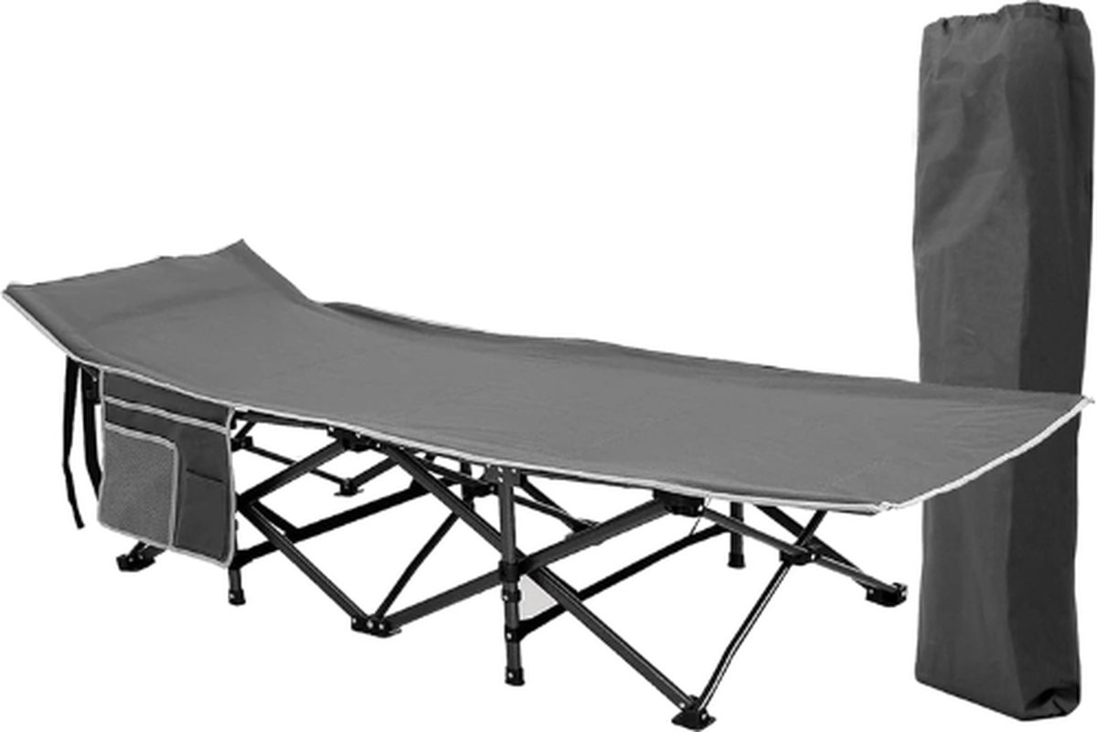 HIGH POINT SPORTS® Kampeerbed - Veldbed - Kampeerbed Volwassenen - Veldbedden 1 Persoon - Campingbed - Stretcher - Kampeermatras - Strecher Ligbed Inklapbaar - Veldbedden