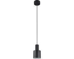 TRIO AGUDO - Hanglamp - Zwart mat - excl. 1x E27 4 W - Plafondbevestiging - In hoogte verstelbaar