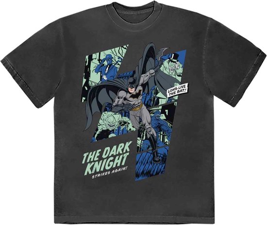 DC Comics Batman - Long Live The Bat Heren T-shirt - S - Zwart