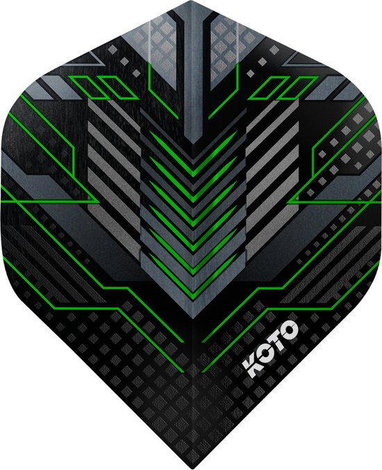 KOTO ZIZ-Matrix NO2 Green - Dart Flights van KOTO — afbeelding 5