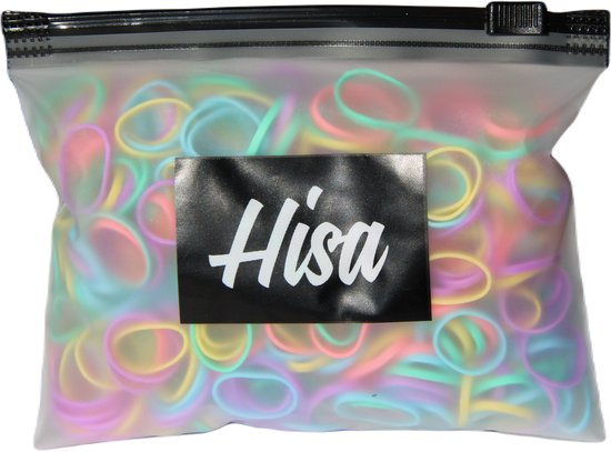 Foto: Hisa paas gekleurde mini haarelastiekjes elastiek haar accessoires ca 450 stuks