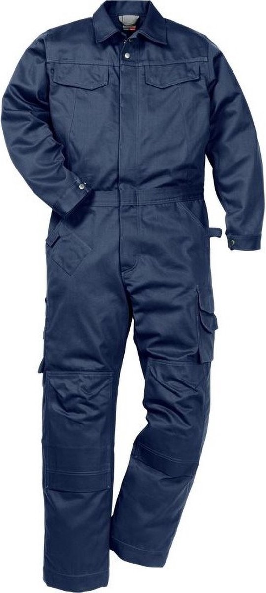 Kansas Industriële overall Icon On e Katoenen overall 8112 KC, mit Kniezakken marineblauw