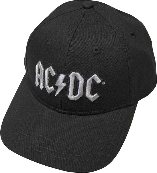 AC/DC - Silver Logo Snapback Pet - Zwart | bol