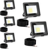 Led-schijnwerper voor buiten, 120 W, 12000 lm, hoge helderheid, 4500 K