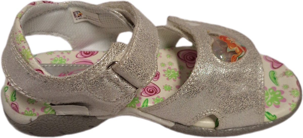 WINX-GIRL SANDAL-SILVER MET FLOWER SOLE-SIZE 31