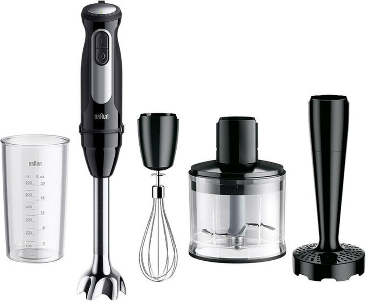 Braun MultiQuick 5 Pro 0,6 l Staafmixer 1000 W Zwart, Zilver